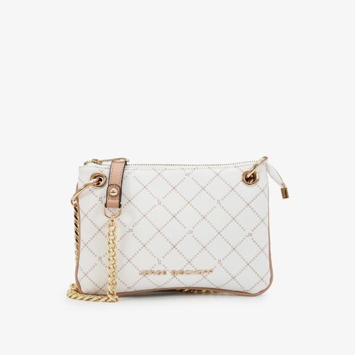 Bolsa Transversal  Off White Monograma Jb