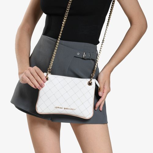 Bolsa Transversal  Off White Monograma Jb
