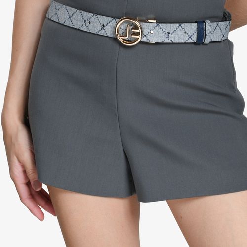 Cinto Reversível Azul Escuro Azul Jeans Monograma Mandala JB