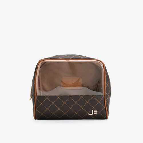 Nécessaire Marrom  Monograma JB