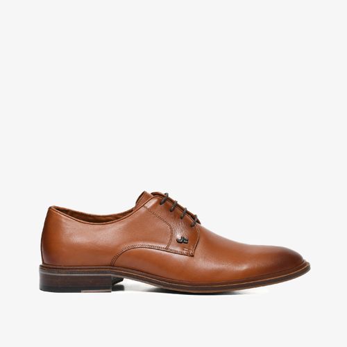 Sapato Social Masculino Caramelo Pinhão Couro