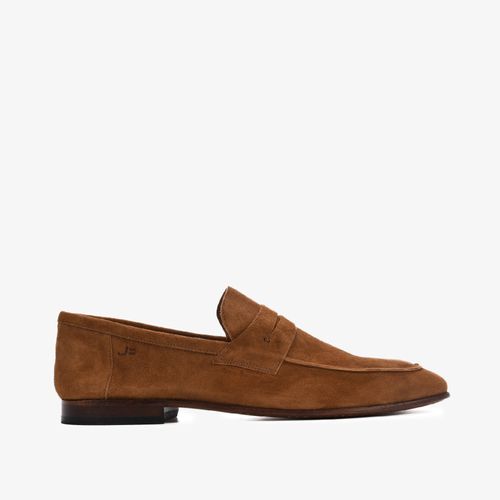 Loafer Masculino Couro Caramelo