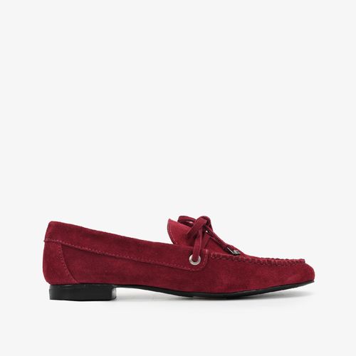 Loafer Vinho Dark Cherry Atacador Suede