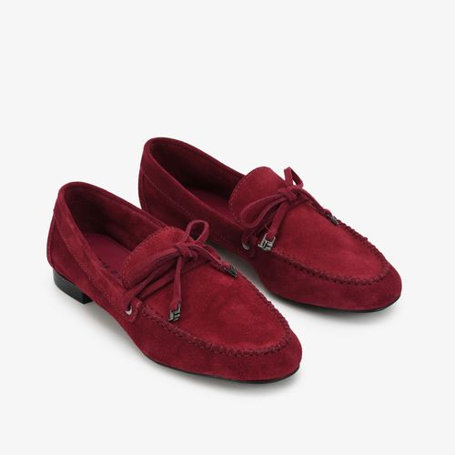 Loafer Vinho Dark Cherry Atacador Suede