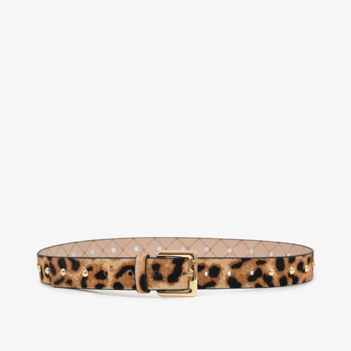 Cinto Animal Print Onça Couro