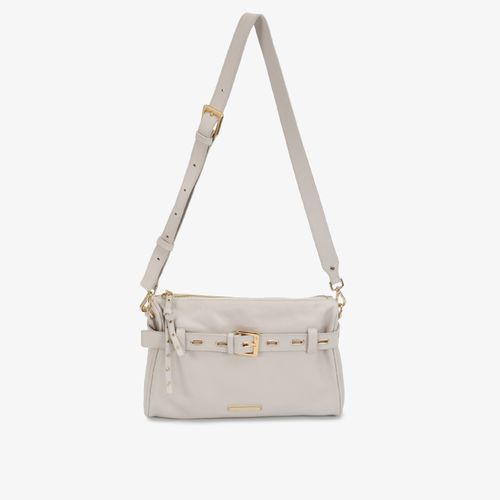 Bolsa Transversal Branco Blanc Couro
