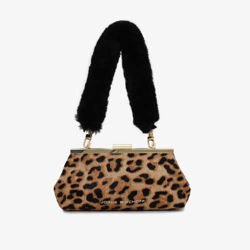 Bolsa Transversal Effect Pelo Onça Couro