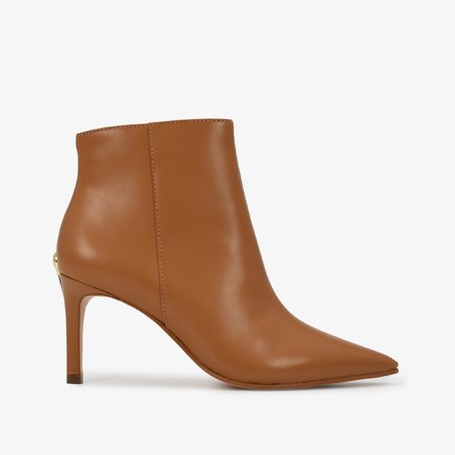 Bota Cano Curto Caramelo Licor Couro