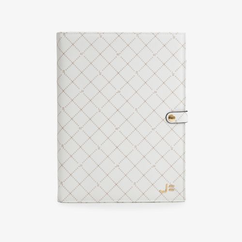 Porta Bloco Off White Monograma JB