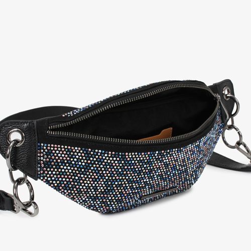 Belt Bag Preta Hotfix Couro