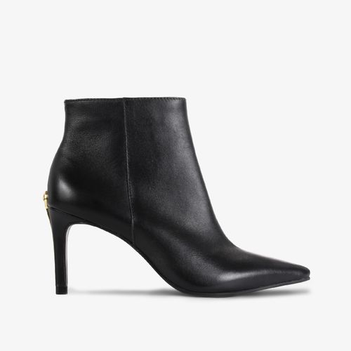 Bota Cano Curto Preto Couro