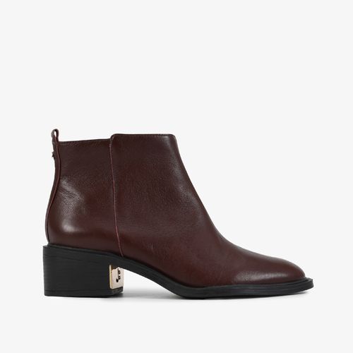 Bota Marrom Florença Cano Curto Couro