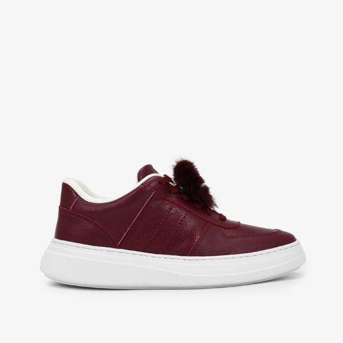 Tênis Vinho Dark Cherry Couro