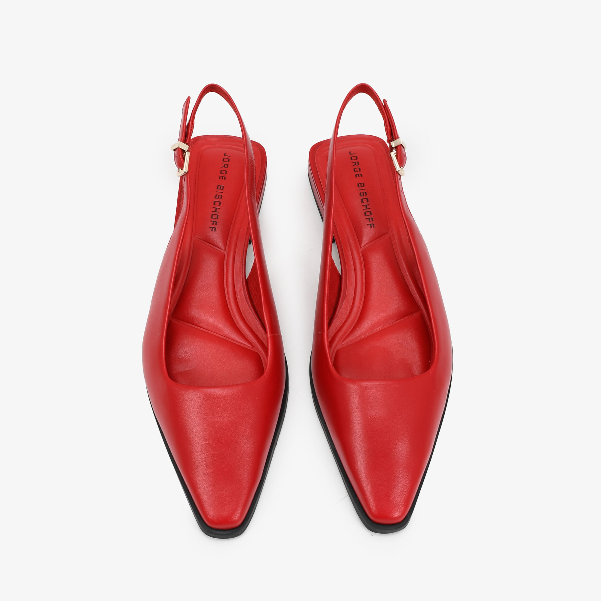 オープニング 大放出セール Slingback Vermelho Acessórios Bolsas, Sapatos, - Couro Rubi ジャケット・アウター