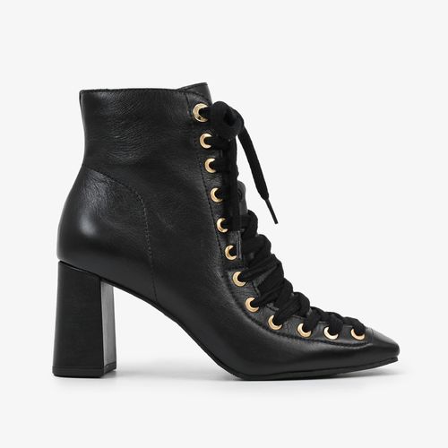 Bota Preto Couro