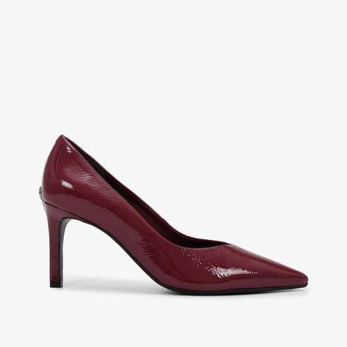 Scarpin Vinho Dark Cherry Couro Verniz