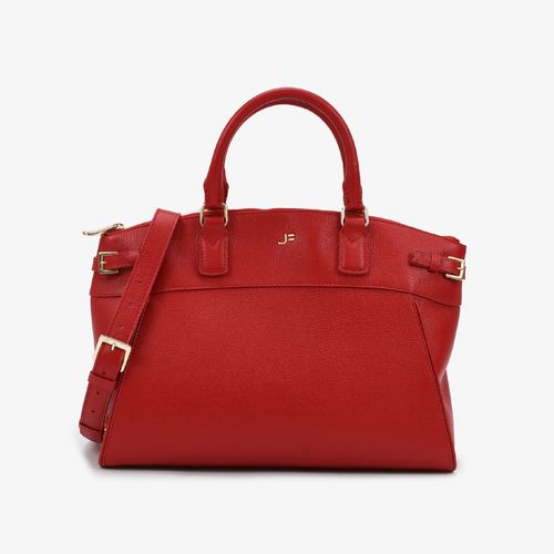 Bolsa Tote Vermelho Rubi Couro