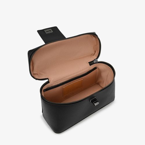 Bolsa De Ombro Preto Couro