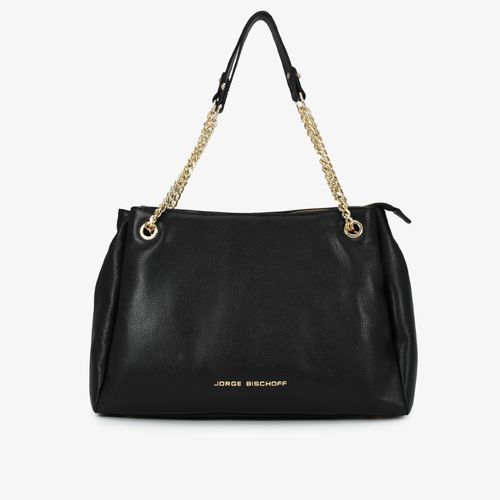 Bolsa De Ombro Preto Couro