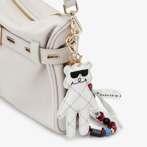 Bag Charm Off White Nude Monograma JB
