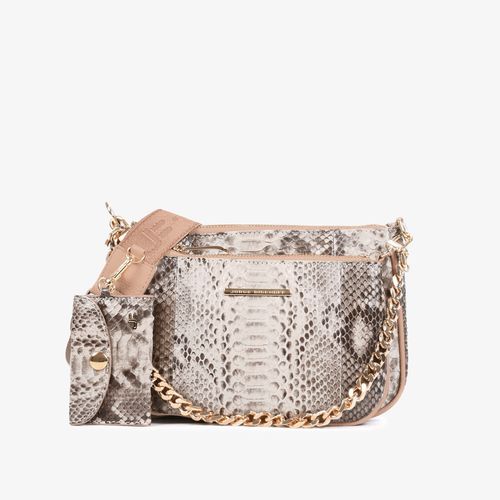 Bolsa Infinita Transversal Nude Cobra Python