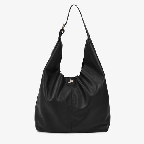 Bolsa Hobo Preto Couro