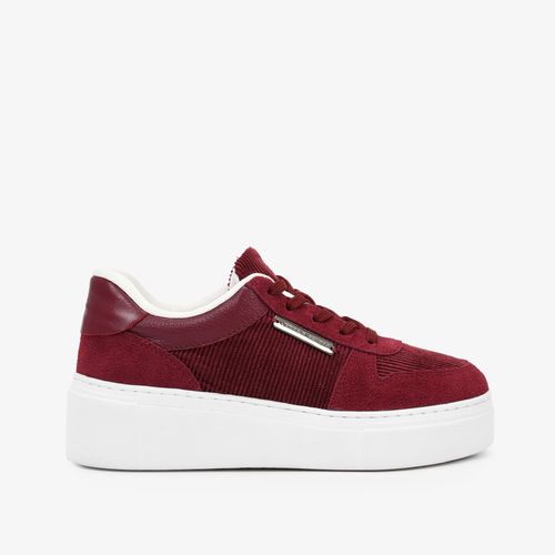 Tênis Vinho Dark Cherry Couro Camurça