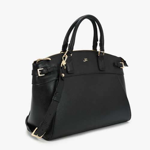 Bolsa Tote Preto Couro
