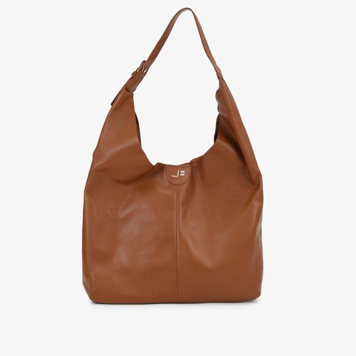 Bolsa Hobo Marrom Canela Couro