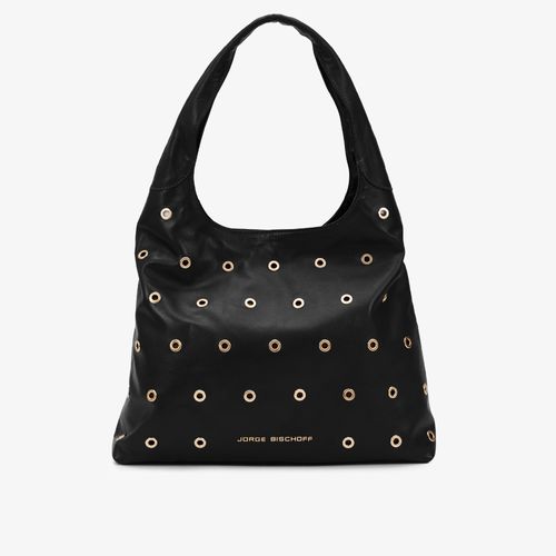 Bolsa Hobo Preto Couro