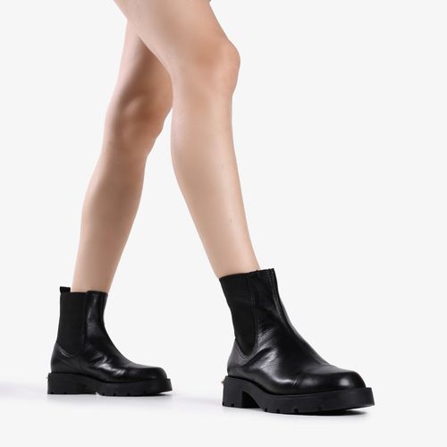 Bota Preto Couro