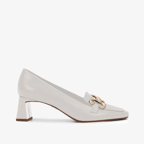 Scarpin Branco Blanc Couro