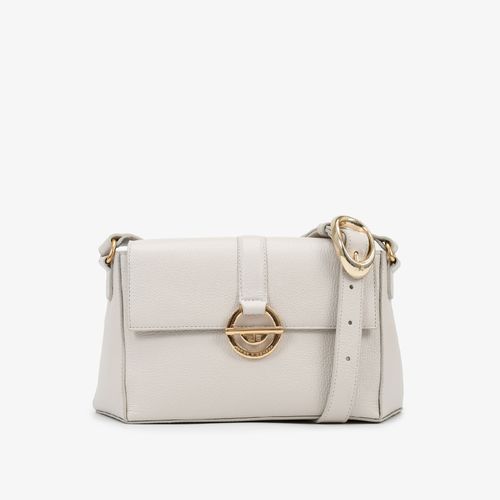 Bolsa Transversal Branco Blanc Couro