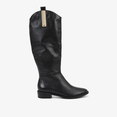 Bota Preto Couro