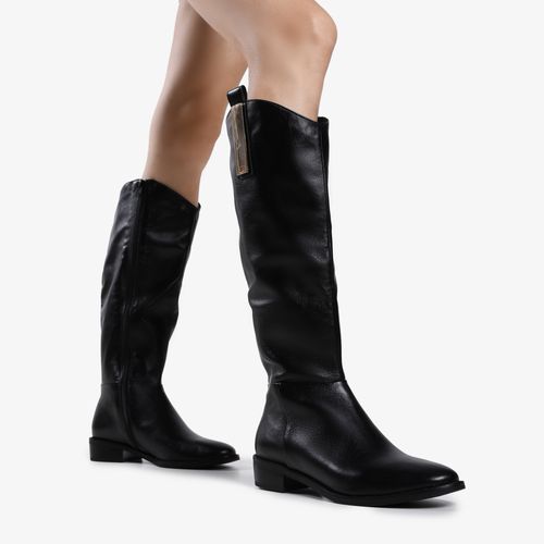 Bota Preto Couro