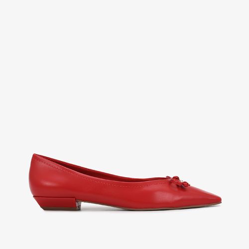 Sapatilha Vermelho Rubi Couro