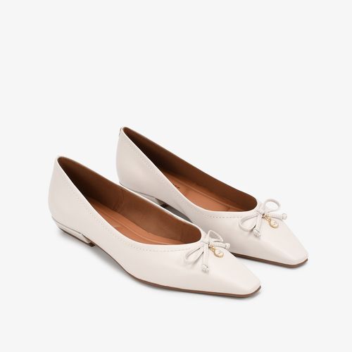 Sapatilha Branco Blanc Couro