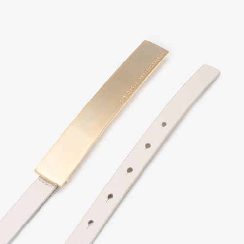 Cinto Branco Blanc Couro