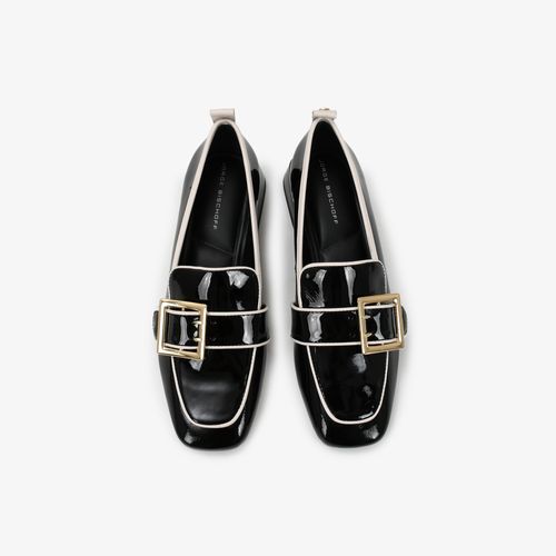 Loafer Preto Verniz Couro