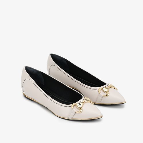 Sapatilha Branco Blanc Couro