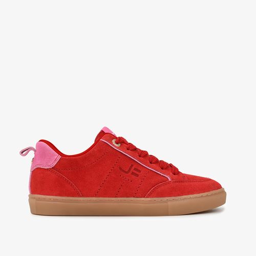 Tênis Vermelho Cereja Camurça Couro