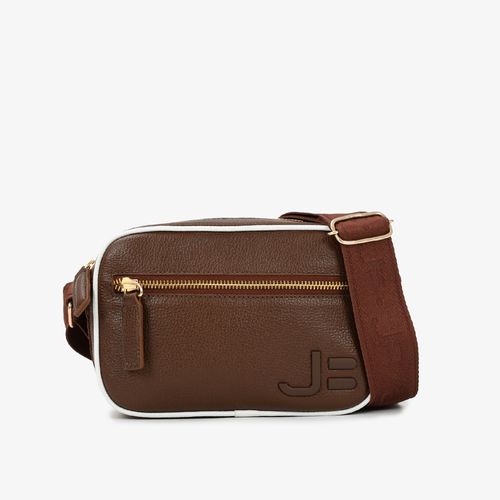Bolsa Transversal Marrom Chocolate Couro