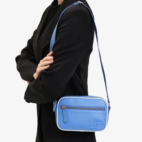 Bolsa Transversal Azul Ibiza Couro