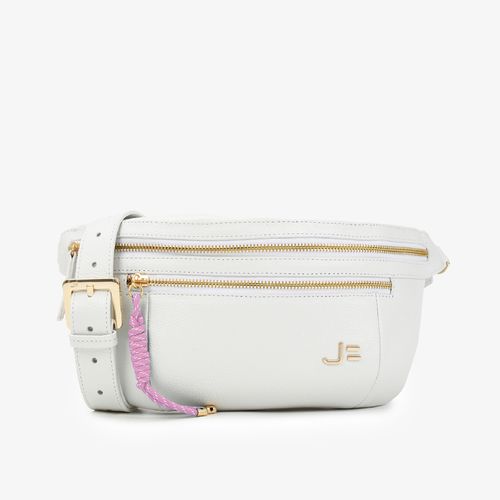 Belt Bag Branco Couro