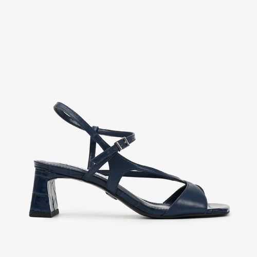 Sandália Azul Lunar Couro