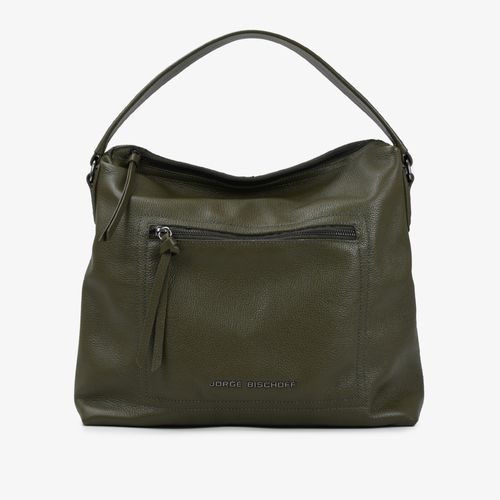Bolsa Hobo Verde Olive Couro