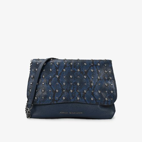 Bolsa De Ombro Azul Lunar Couro