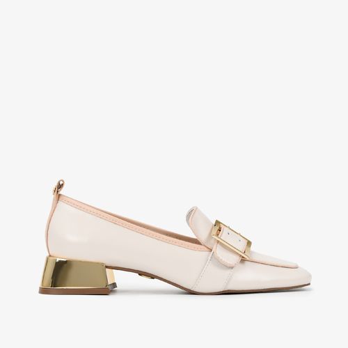 Loafer Branco Blanc Couro