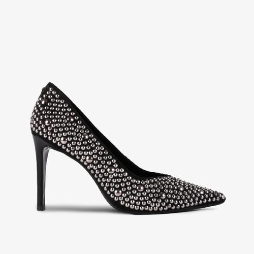 Scarpin Preto Hotfix Grafite Mandala Jb