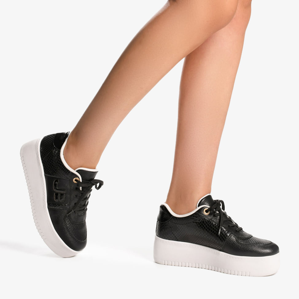 Tênis Casual TÃªnis Jorge Bischoff Tênis Plataforma Flatform Jorge